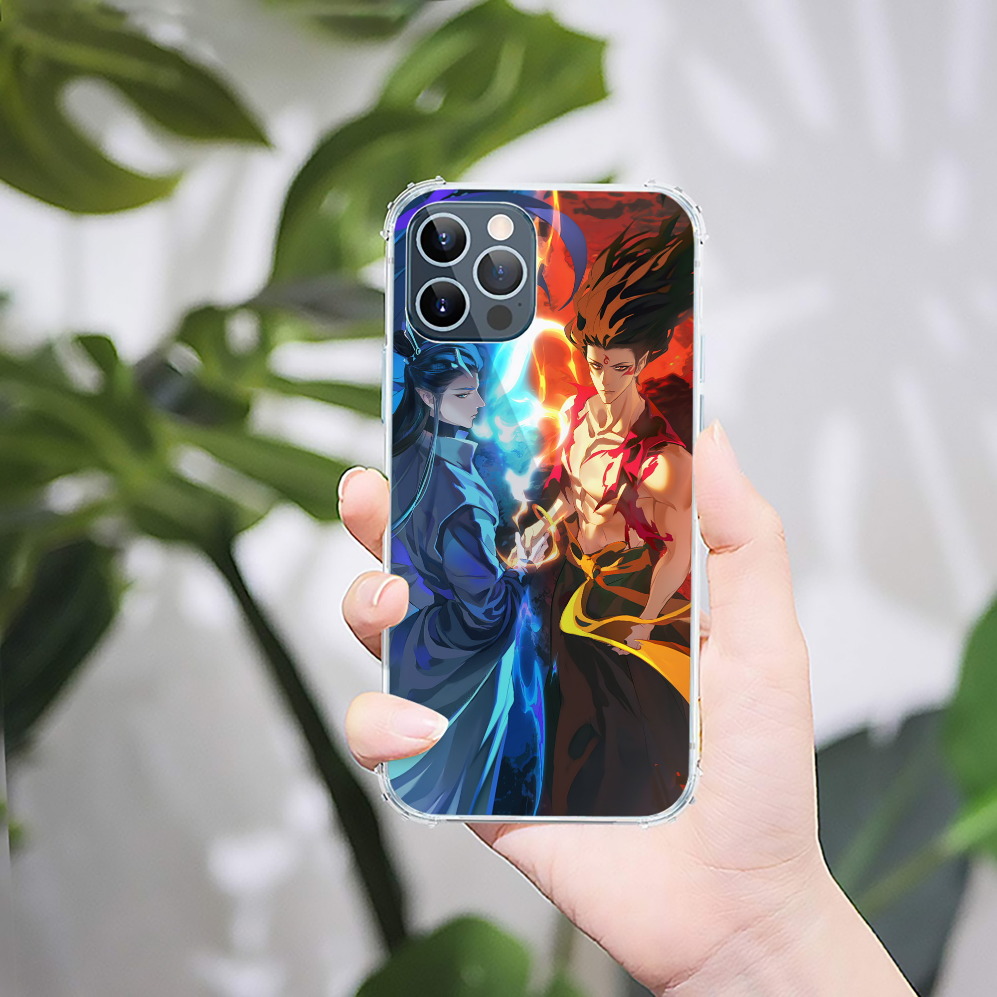 （画像用） Ne Zha 2 ナタ 魔童の大暴れ 【iPhone 12シリーズ対応】透明スマホケース（クリアソフトケース）